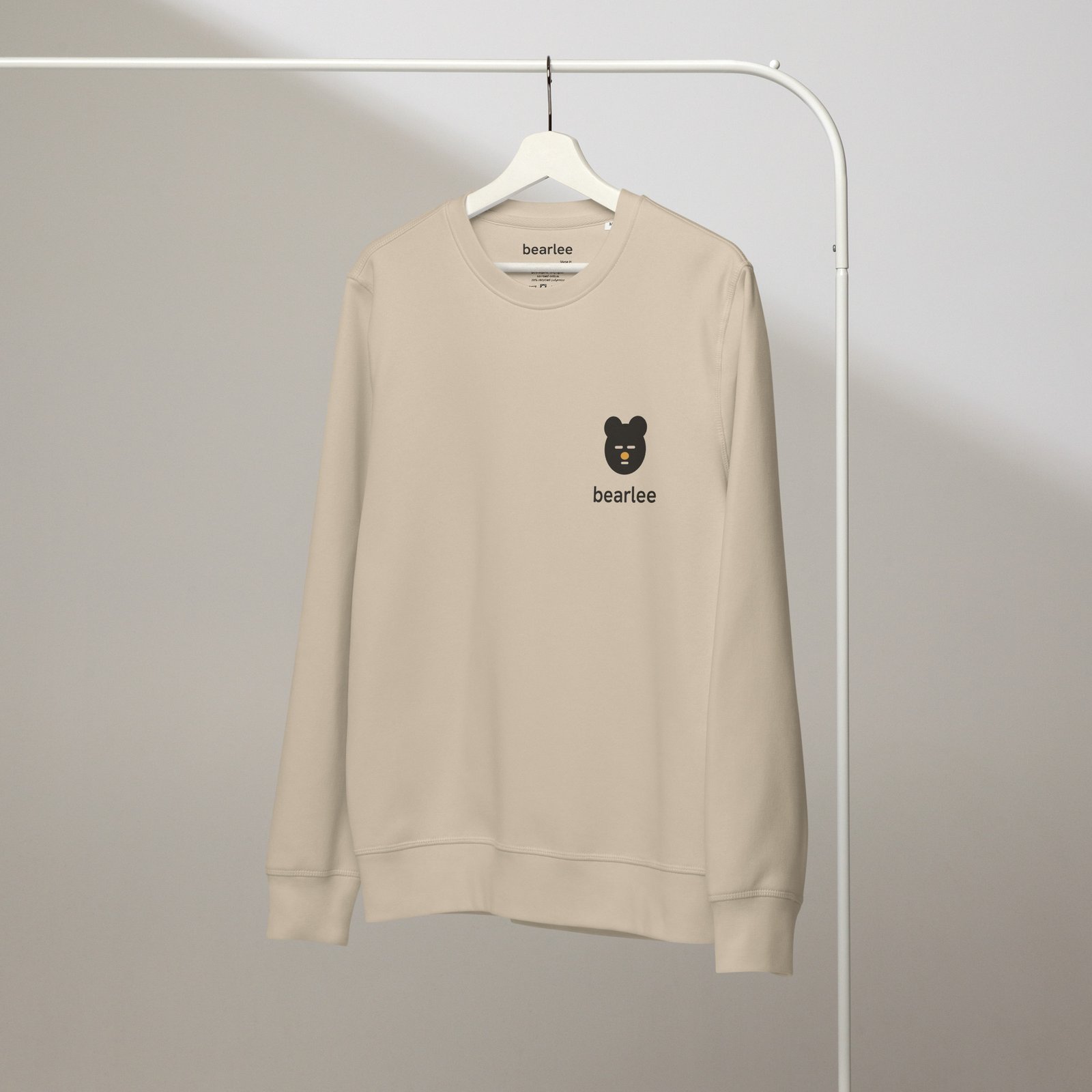 trying my best* | organic unisex sweatshirt | bearlee - Image 1