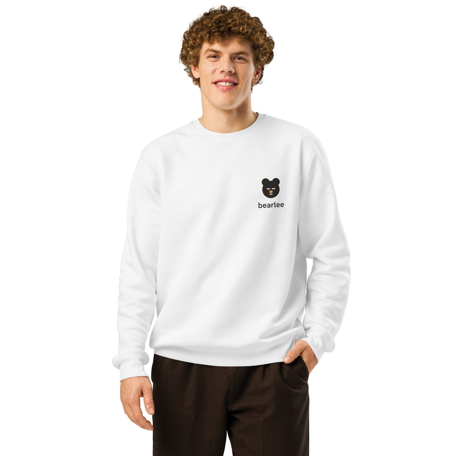 trying my best* | organic unisex sweatshirt | bearlee - Image 14