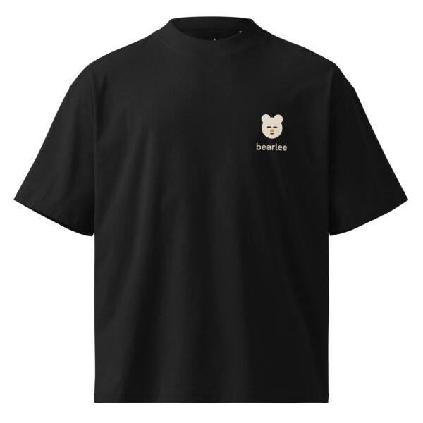 Unisex organic oversized high neck t-shirt - Image 2