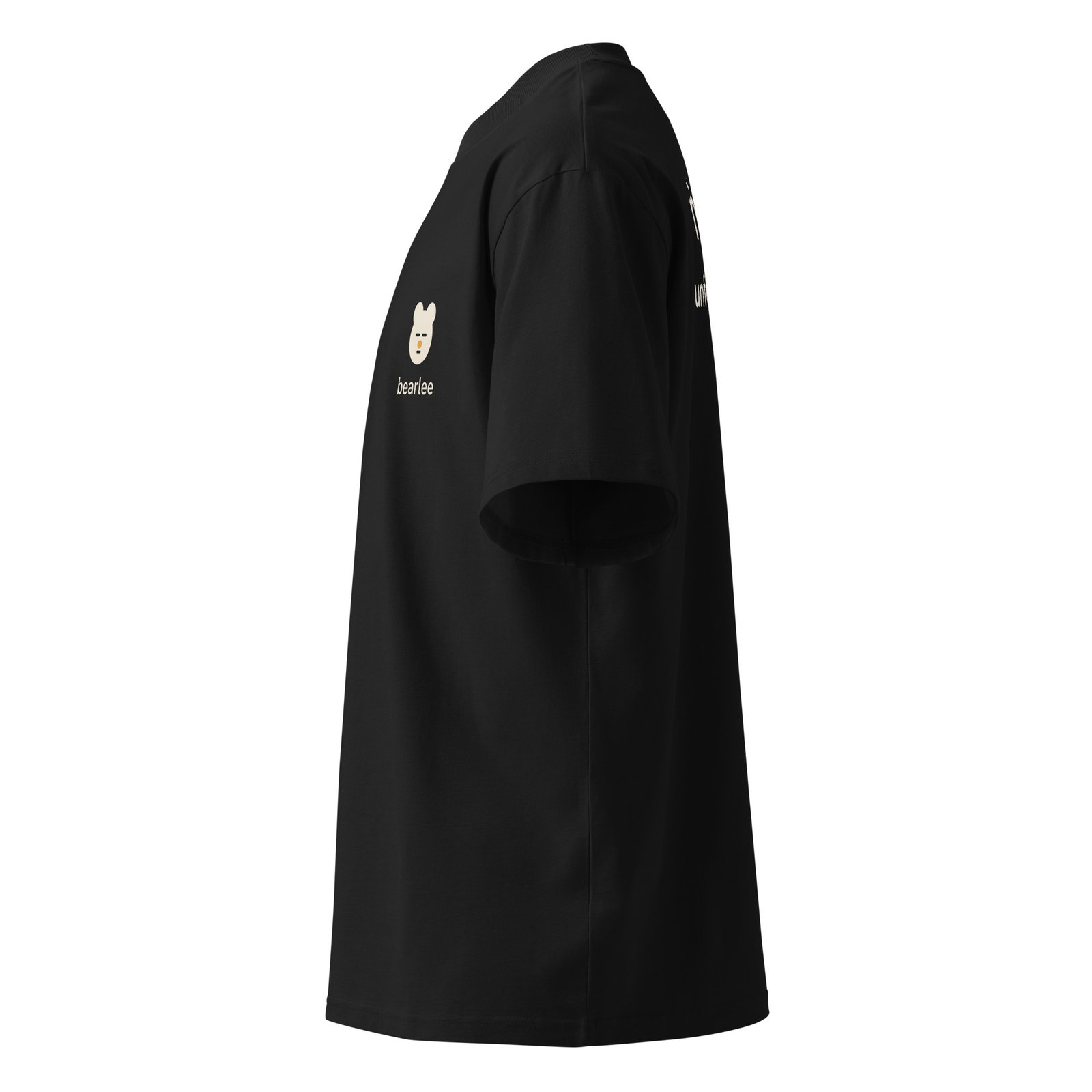Unisex organic oversized high neck t-shirt - Image 4