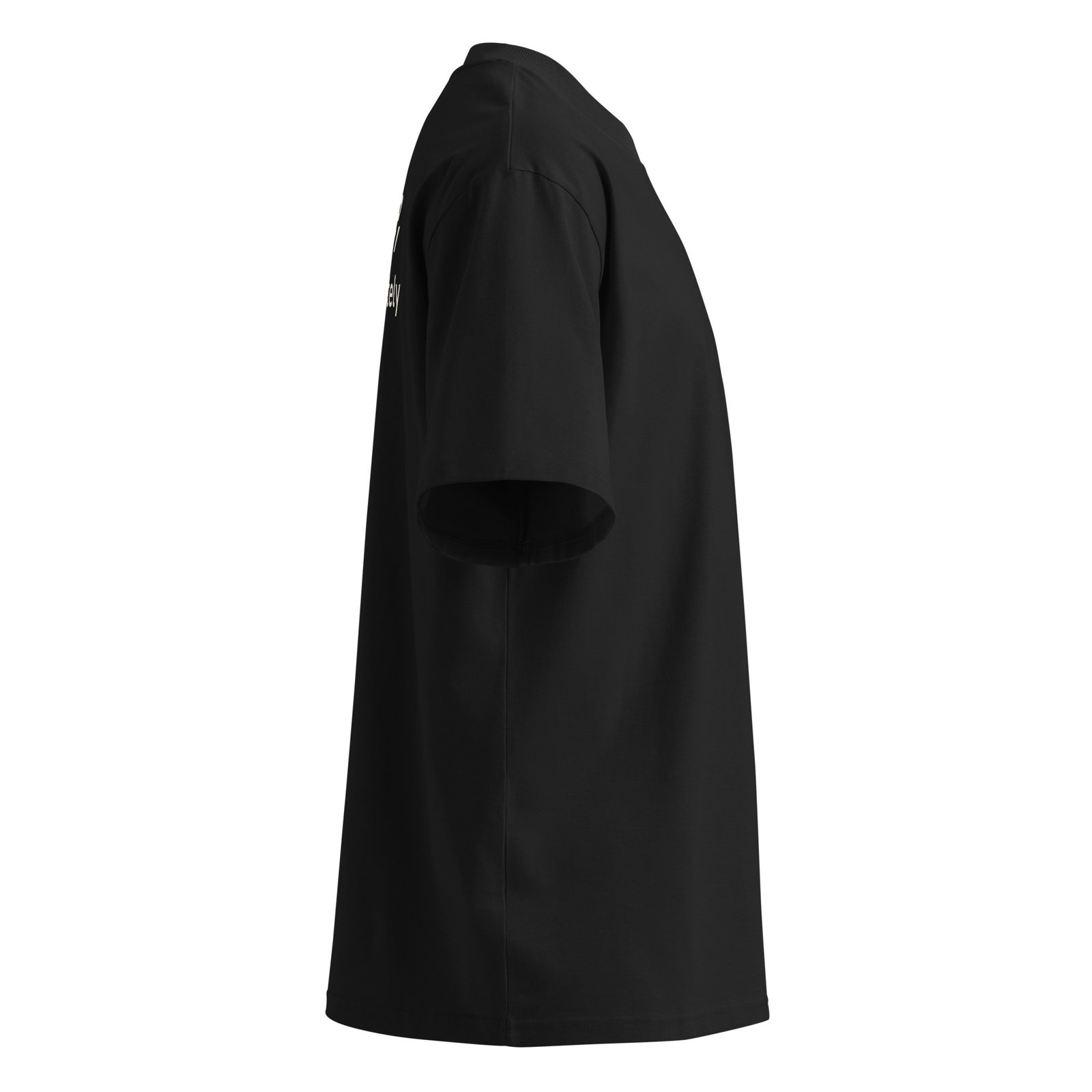 Unisex organic oversized high neck t-shirt - Image 5